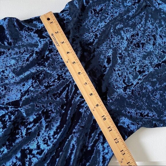 Lulu’s Dancing Queen Velvet Backless Skater Dress - Picture 14 of 16